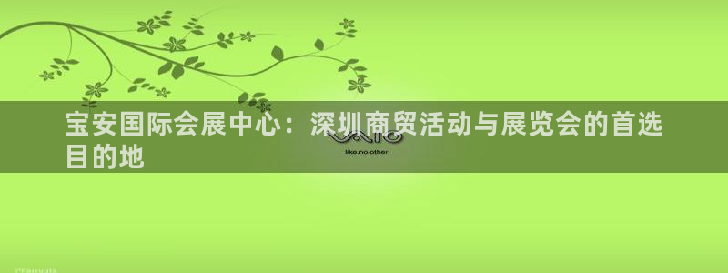 果博注册会员要钱吗：宝安国际会展中心：深圳商贸活动与展览会的首选
目的地
