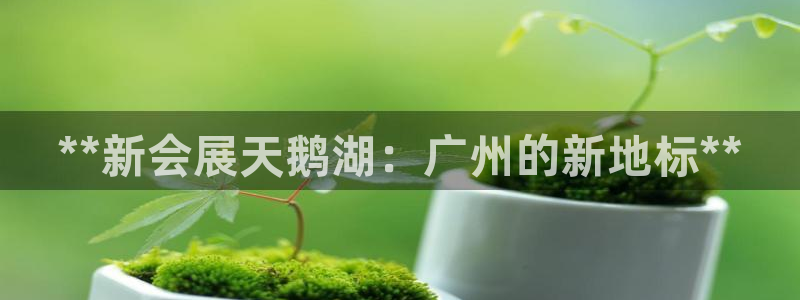 果博网站二维码：**新会展天鹅湖：广州的新地标**