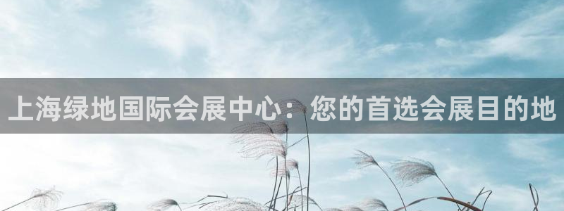 果博注册平台怎么注册：上海绿地国际会展中心：您的首选会展目的地